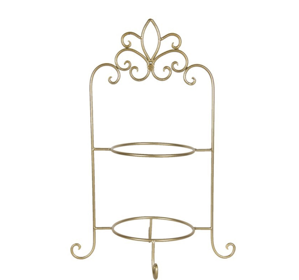 Brokaat etagère | Goud