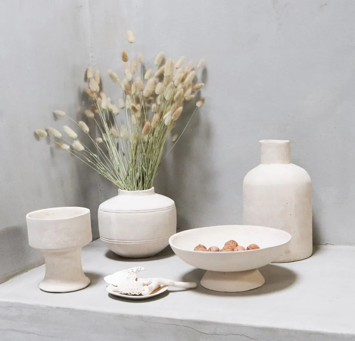 Chalk schaal Pano | Wit