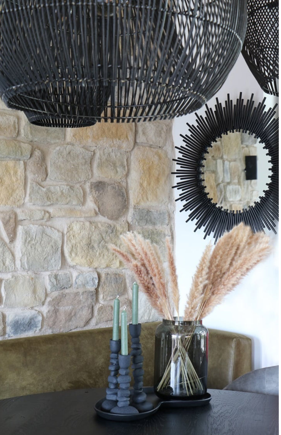 Kidney dienblad Villeta | Zwart