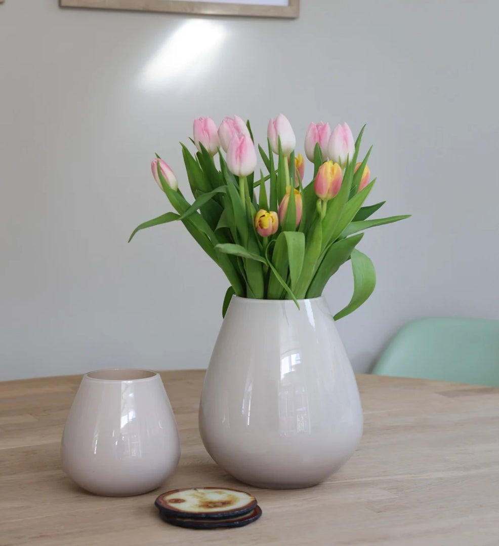 Windlicht Pear | Ivory M