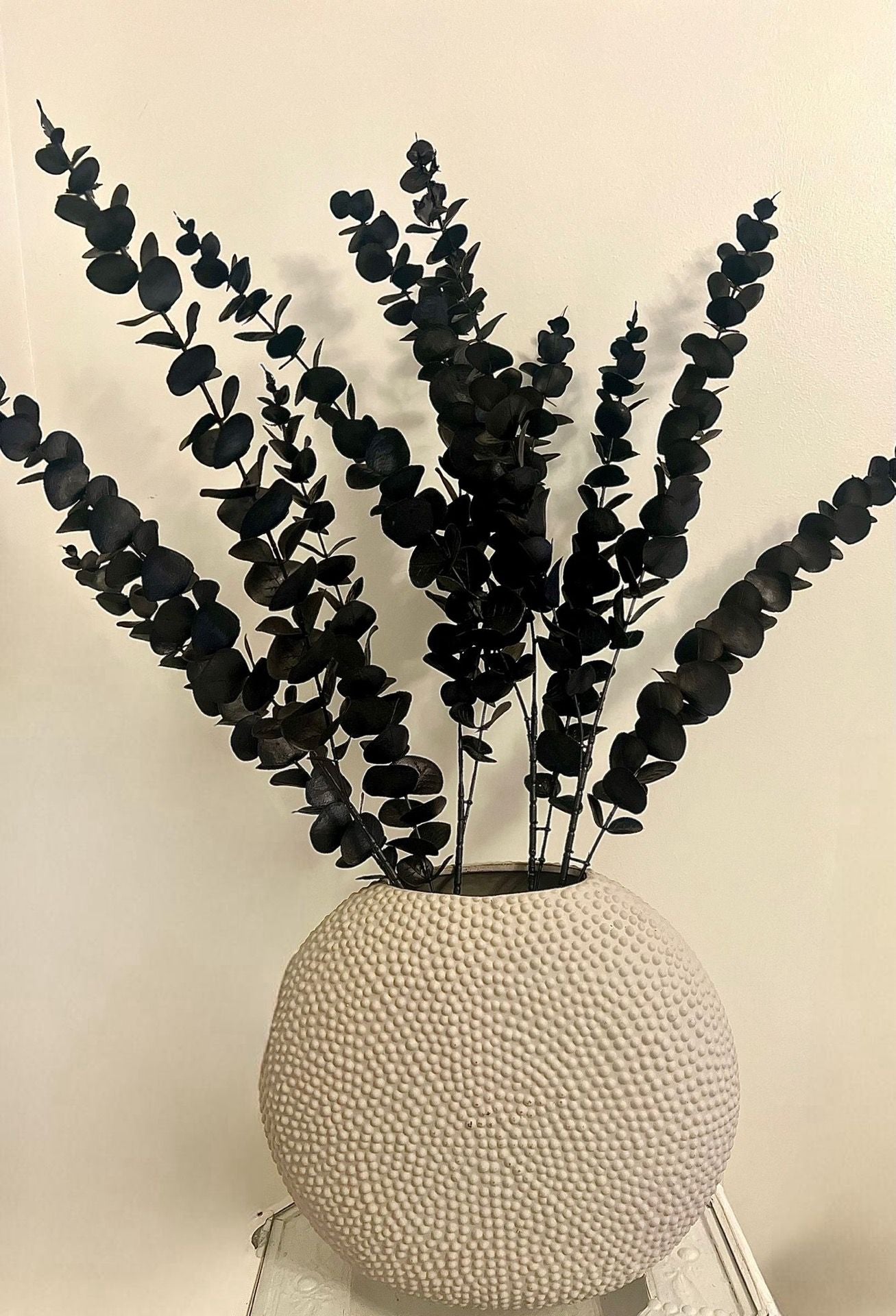 Kunsttak eucalyptus | Zwart