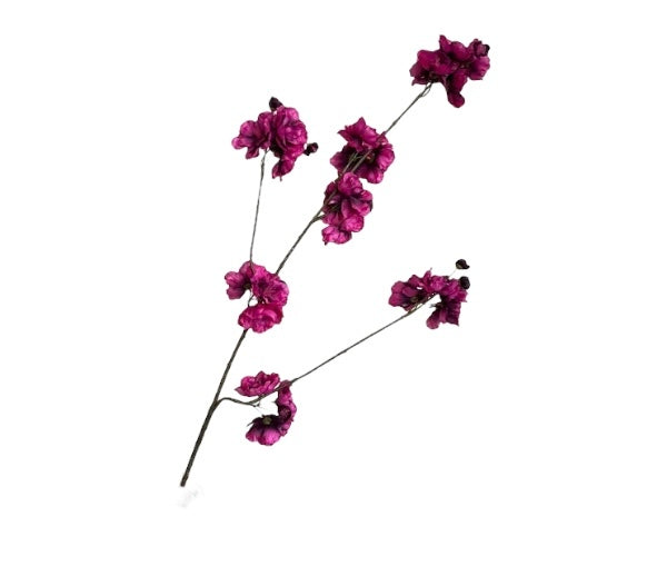 Kunsttak Japanse bloesem | Aubergine