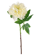 Kunstbloem Pioen | Wit