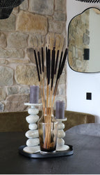 Organisch dienblad Bariri | Zwart