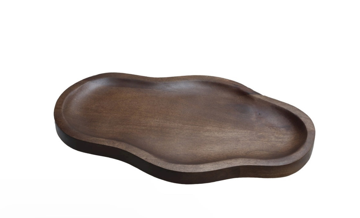 Organisch dienblad Bauru | Walnut