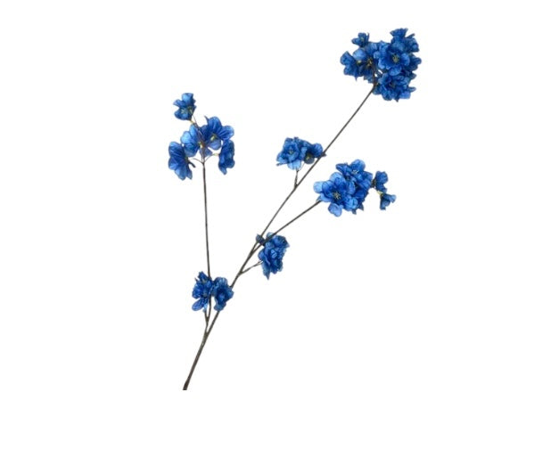 Kunsttak Japanse bloesem | Blauw
