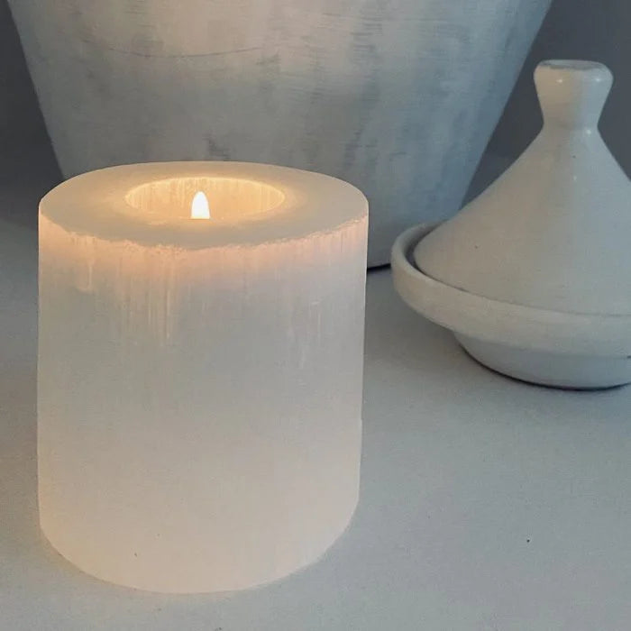 Seleniet waxinelichthouder