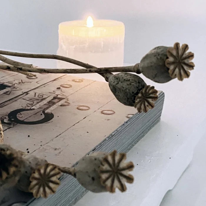 Seleniet waxinelichthouder