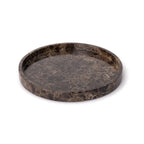 Marmer dienblad met rand | Bruin