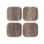 Onderzetters | Travertine bruin
