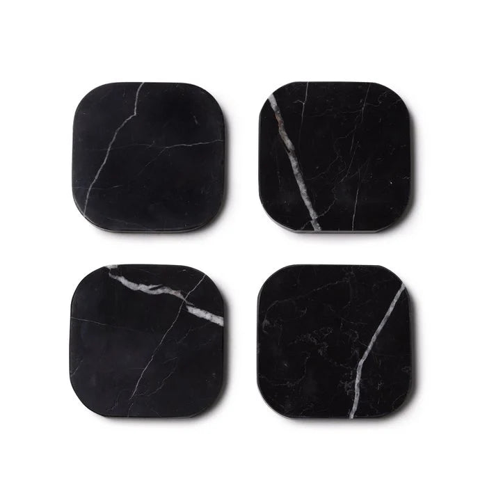 Onderzetters | Marmer zwart