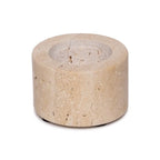 Travertine waxinelichthouder | S