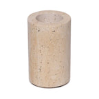 Travertine waxinelichthouder | L