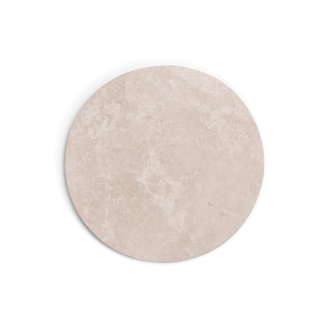 Travertine dienblad Ø20cm