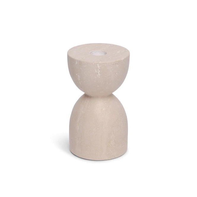 Travertine kandelaar