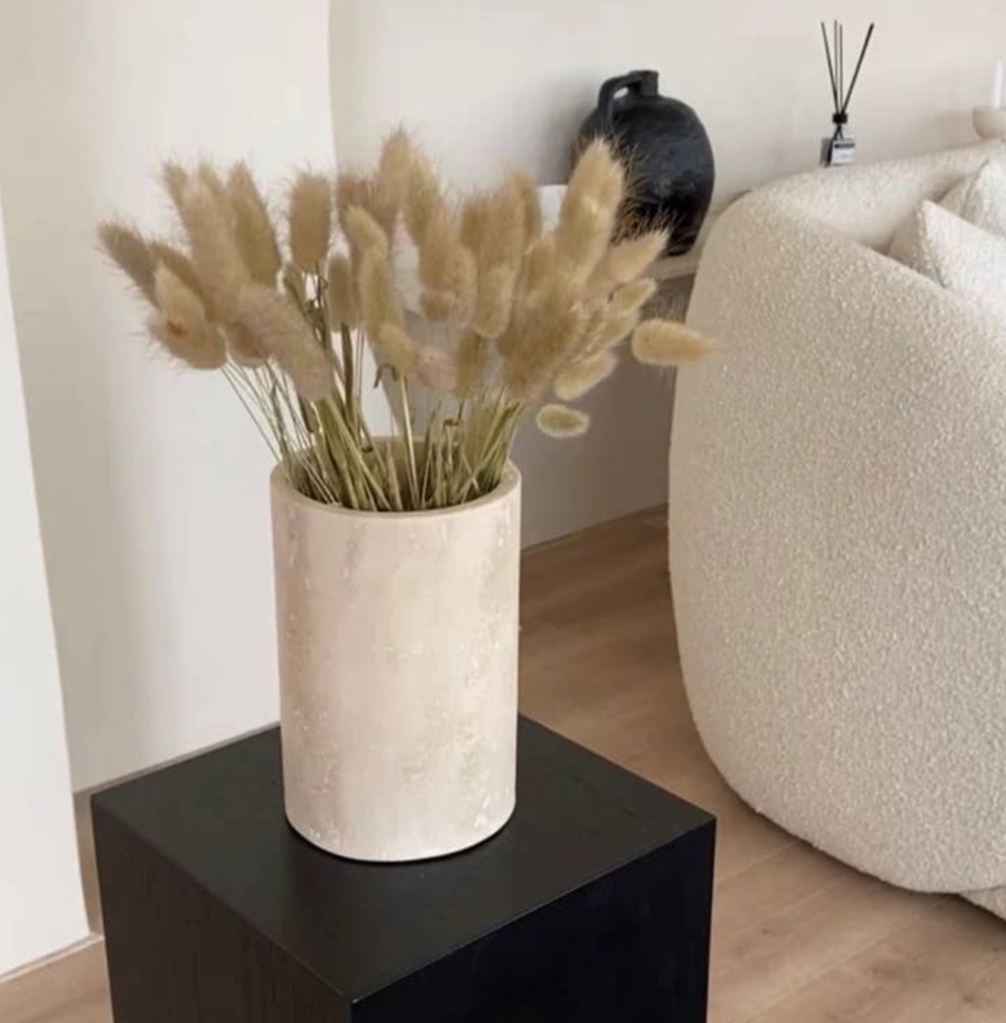Travertine vaas