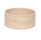 Travertine fruitschaal