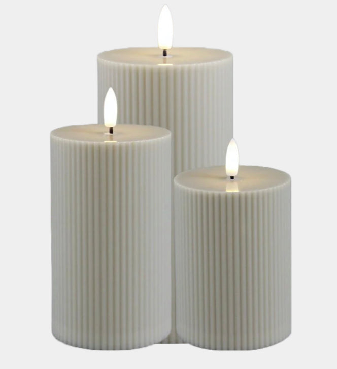 Set LED kaarsen | Beige