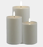 Set LED kaarsen | Beige