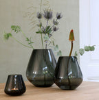 Windlicht Pear Black L