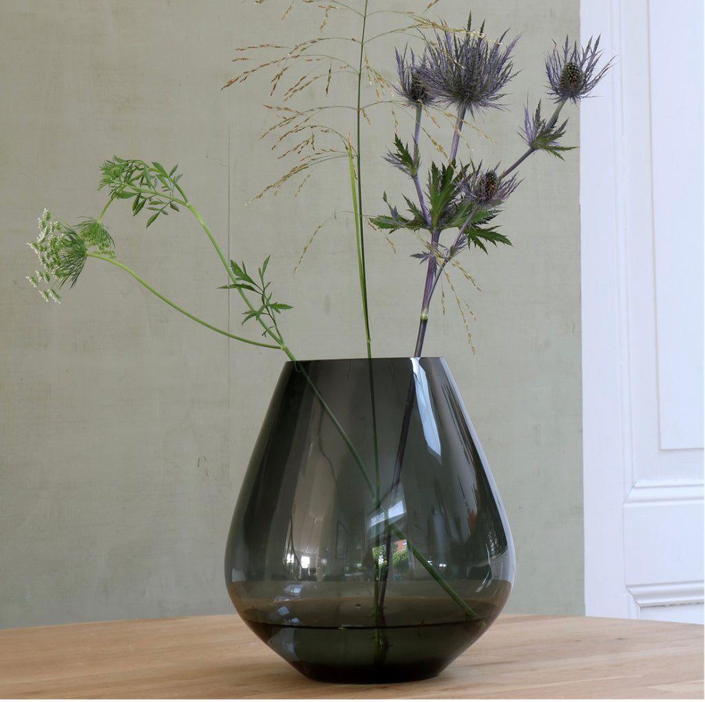 Windlicht Pear Black L