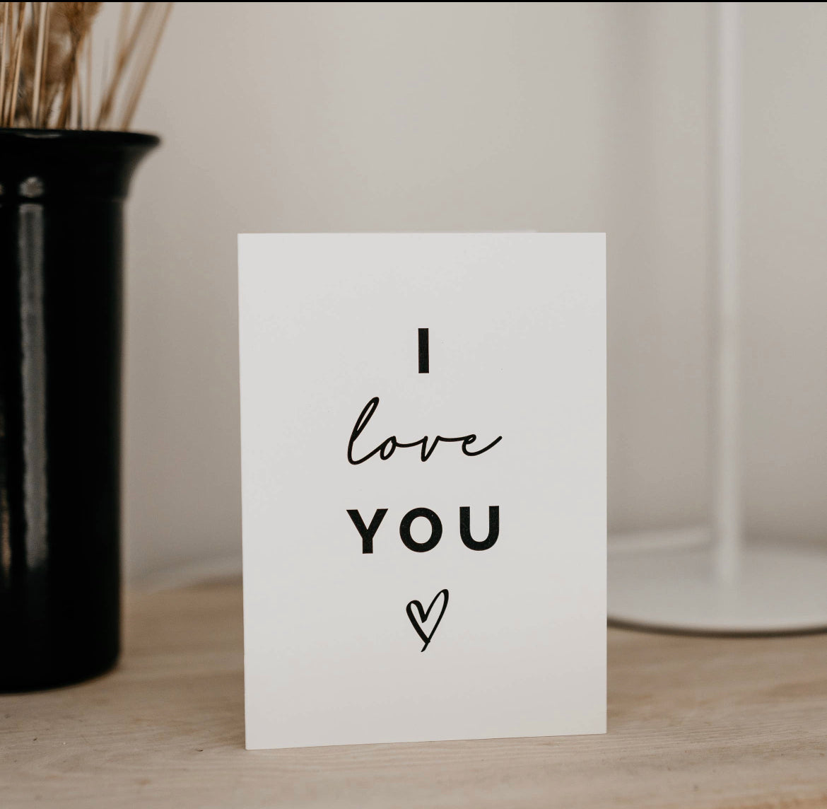 Wenskaart I love you